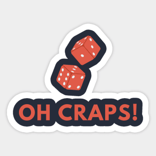 Craps Sticker